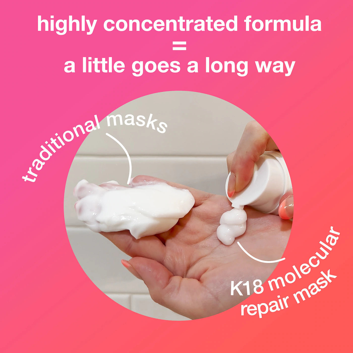 Leave-in molecular repair hair mask