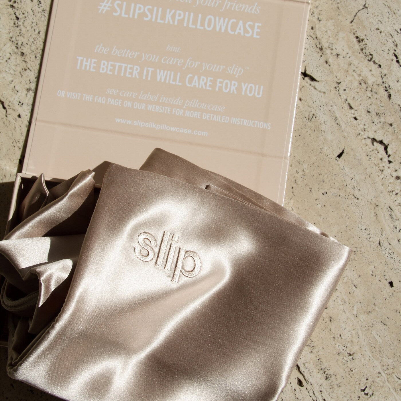 Slip Pure silk pillowcase - King - Caramel