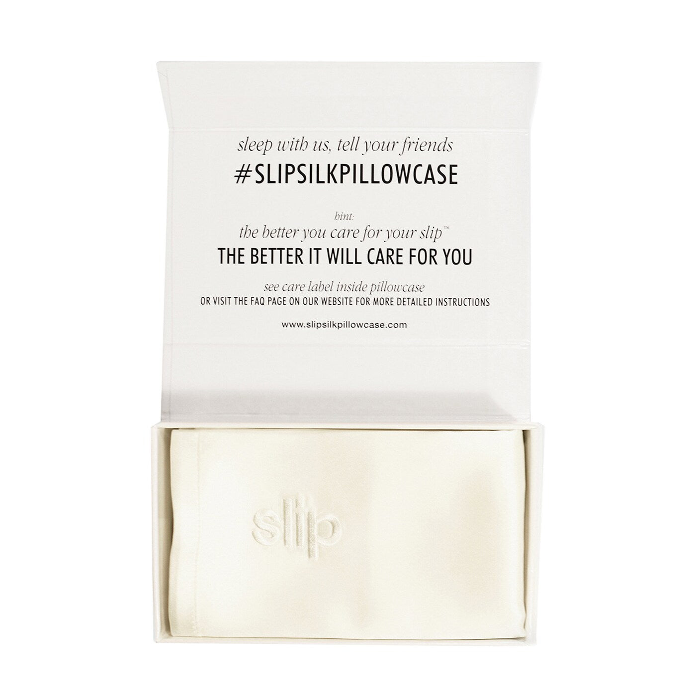 Slip Pure silk pillowcase - white, two sizes
