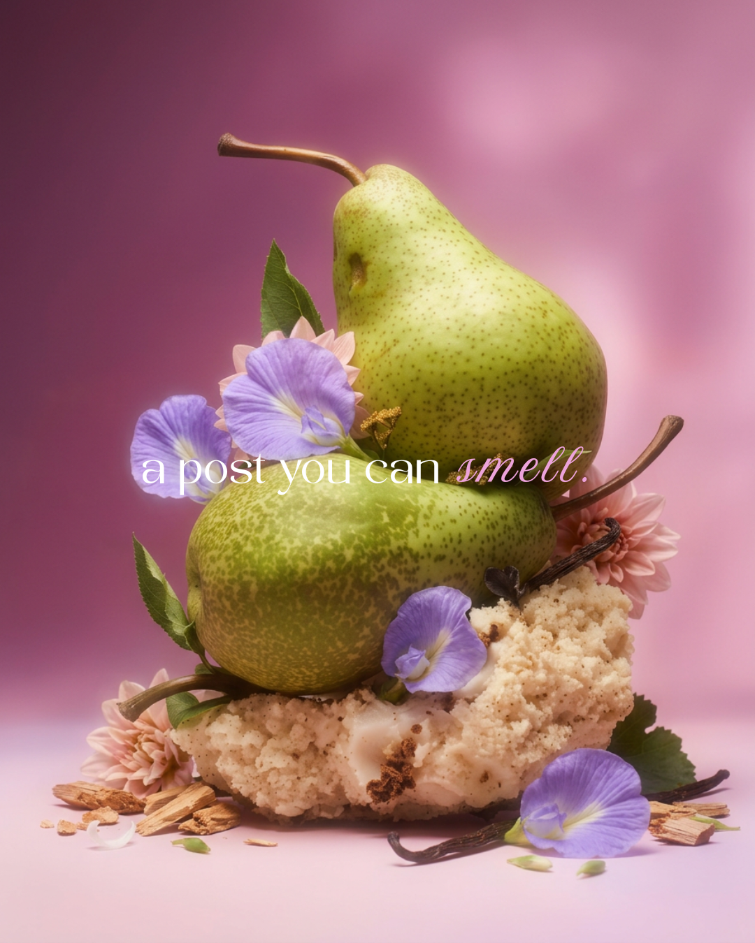 Refillable Pear Blossom Tea Hydrating Pocket Hand Sanitizer