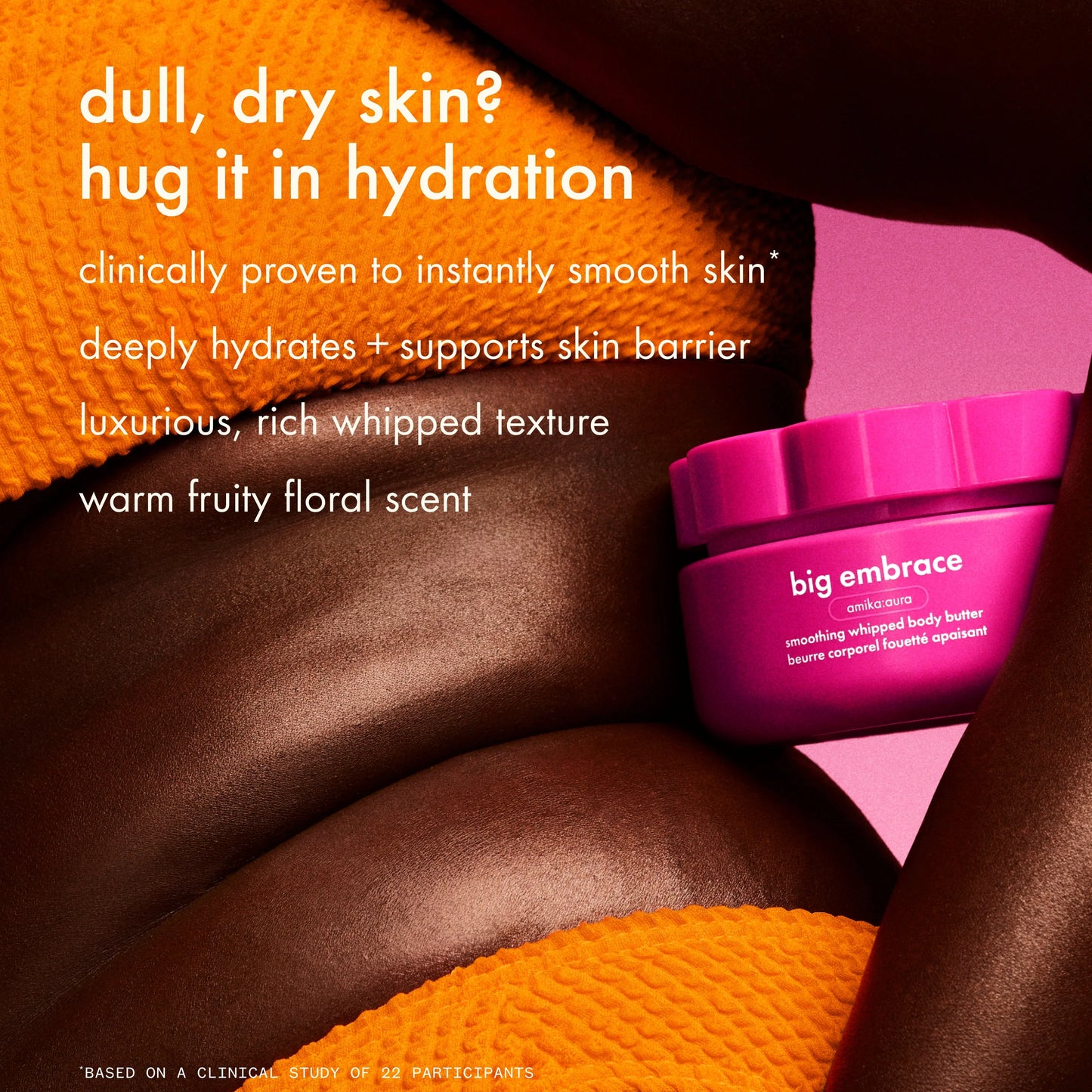 Big embrace smoothing whipped body butter