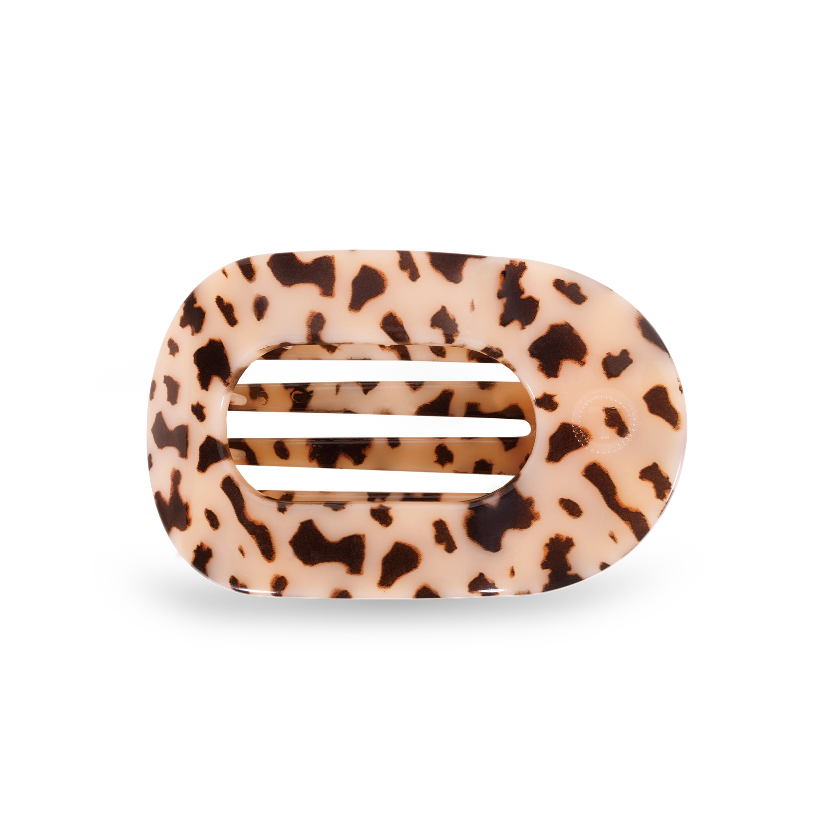 Blonde Tortoise Flat Round Clip (3 sizes)