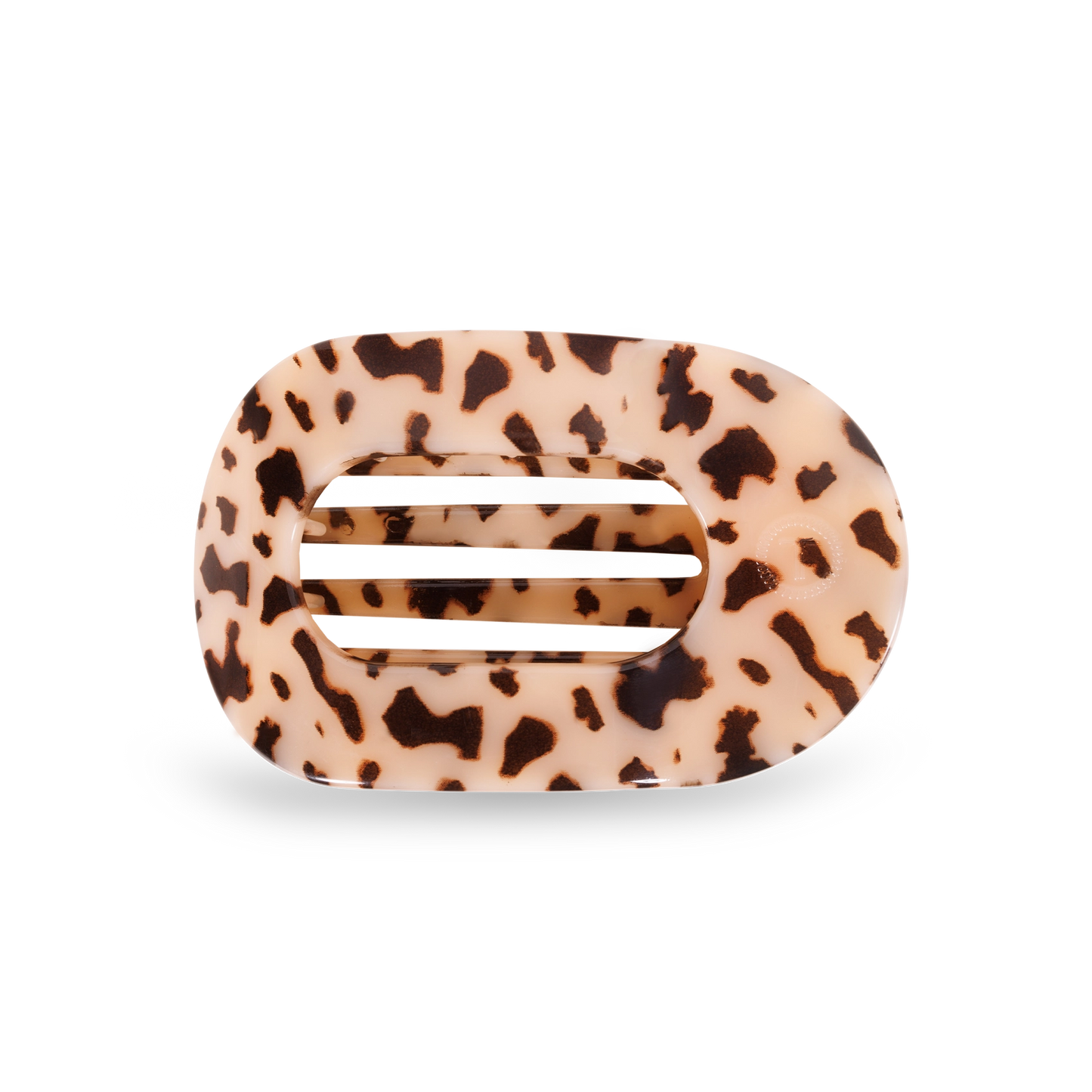 Blonde Tortoise Flat Round Clip (3 sizes)