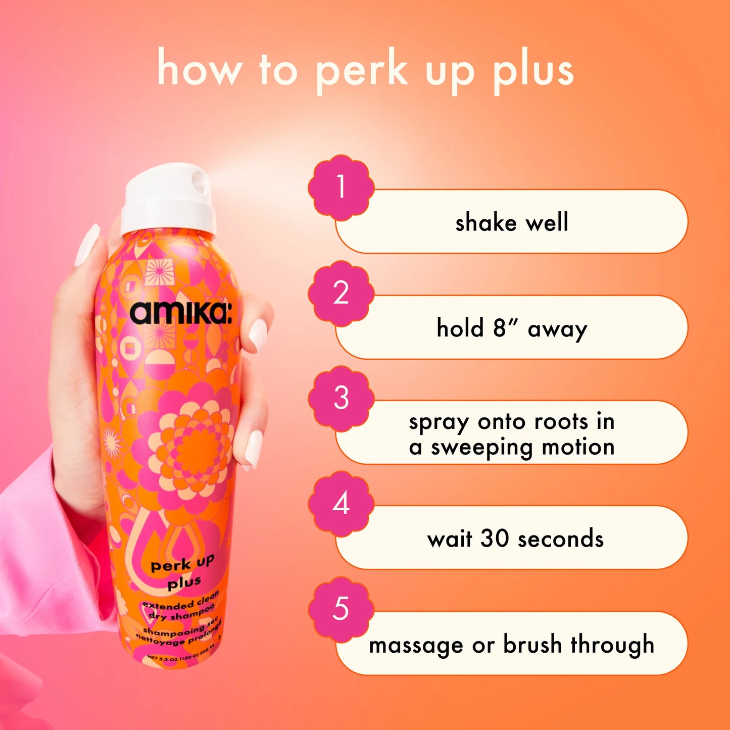 Perk Up Plus Extended clean dry shampoo