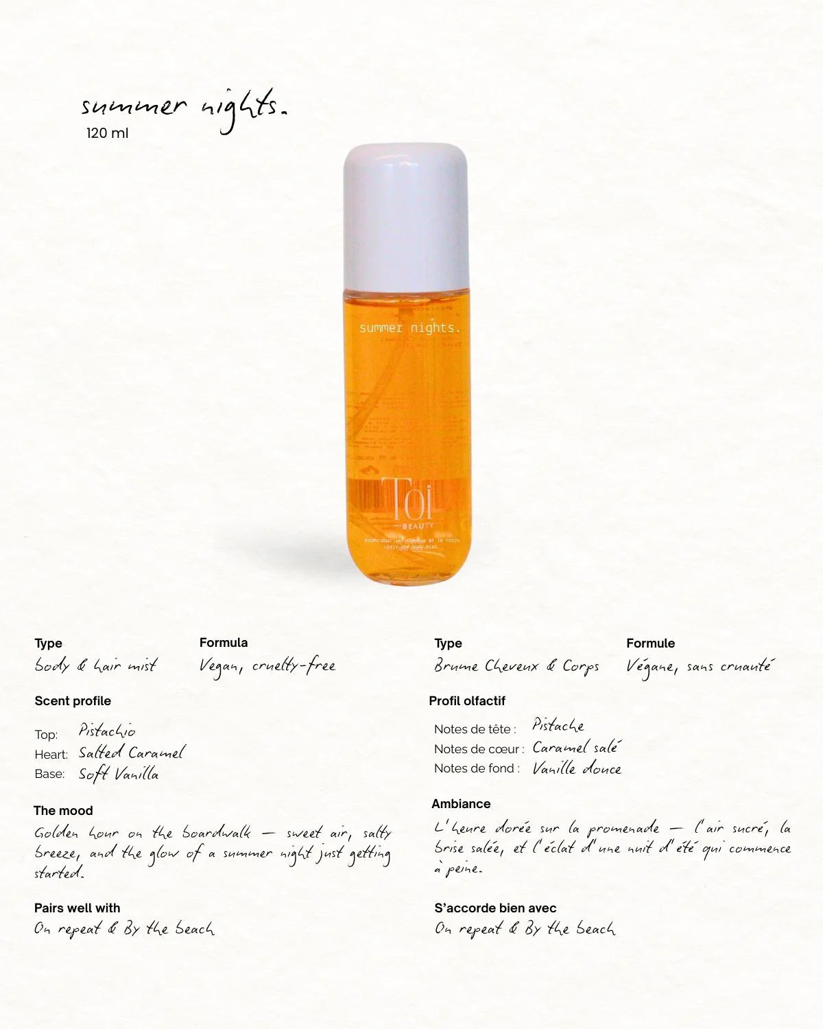 Hair and Body Spray Mist