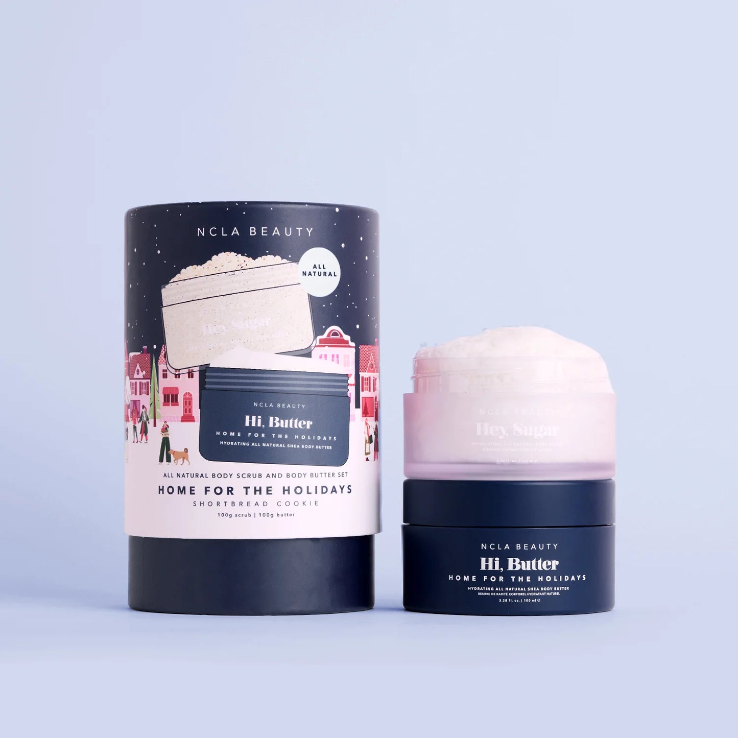 Home For the Holidays Body Scrub + Butter Holiday Gift Set