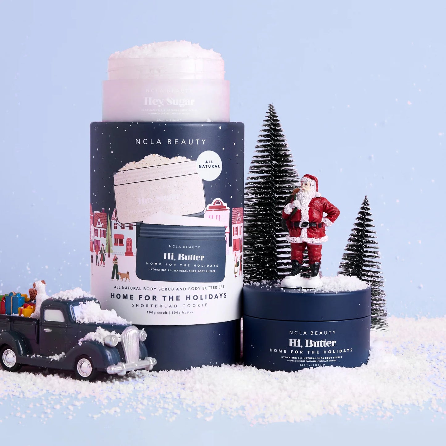 Home For the Holidays Body Scrub + Butter Holiday Gift Set