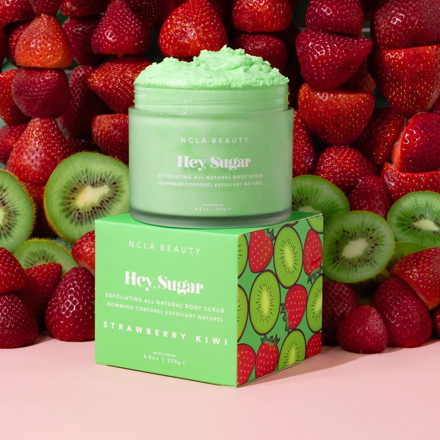 Hey, Sugar All Natural Body Scrub - Strawberry Kiwi