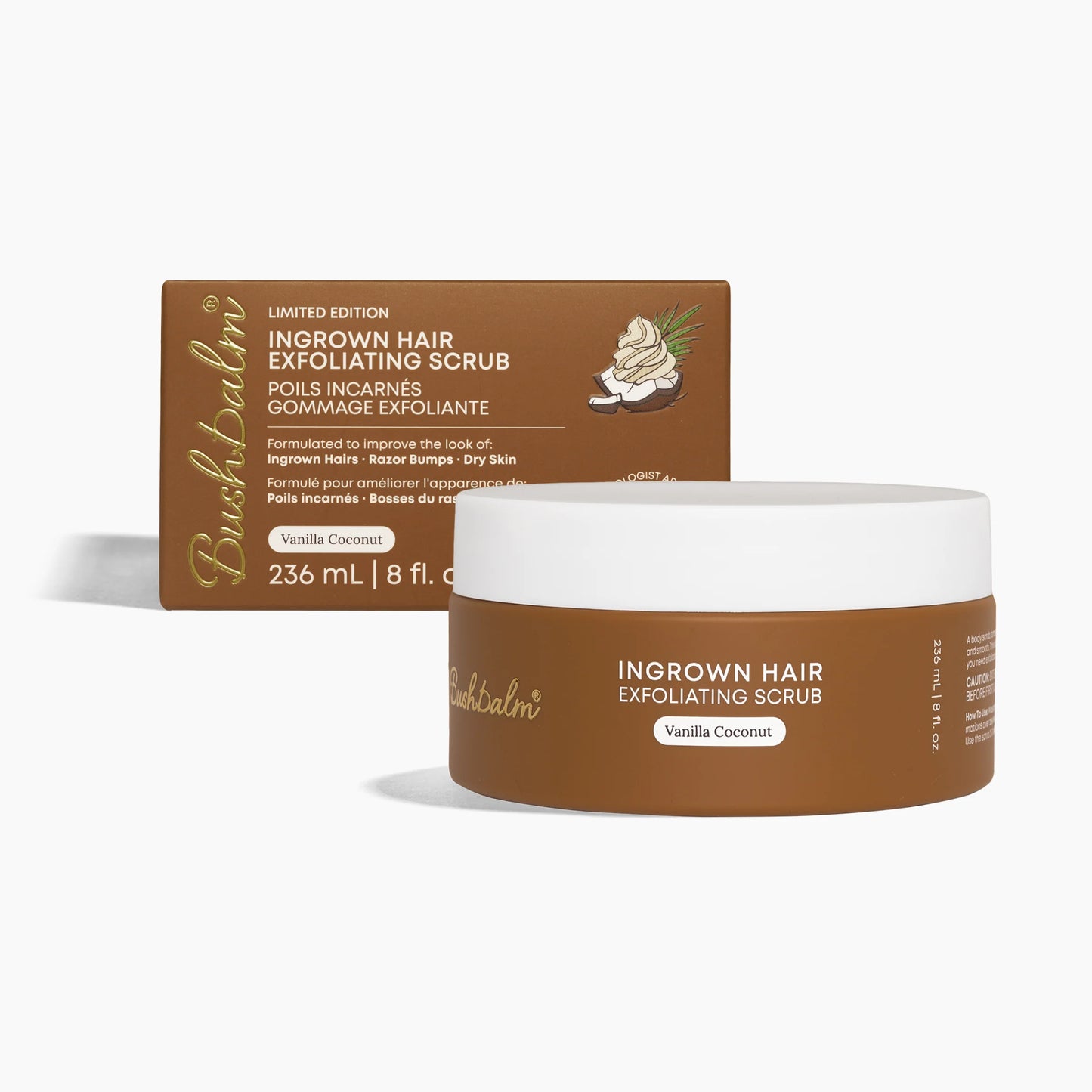 Vanilla Coconut Ingrown Hair Exfoliating Body Scrub