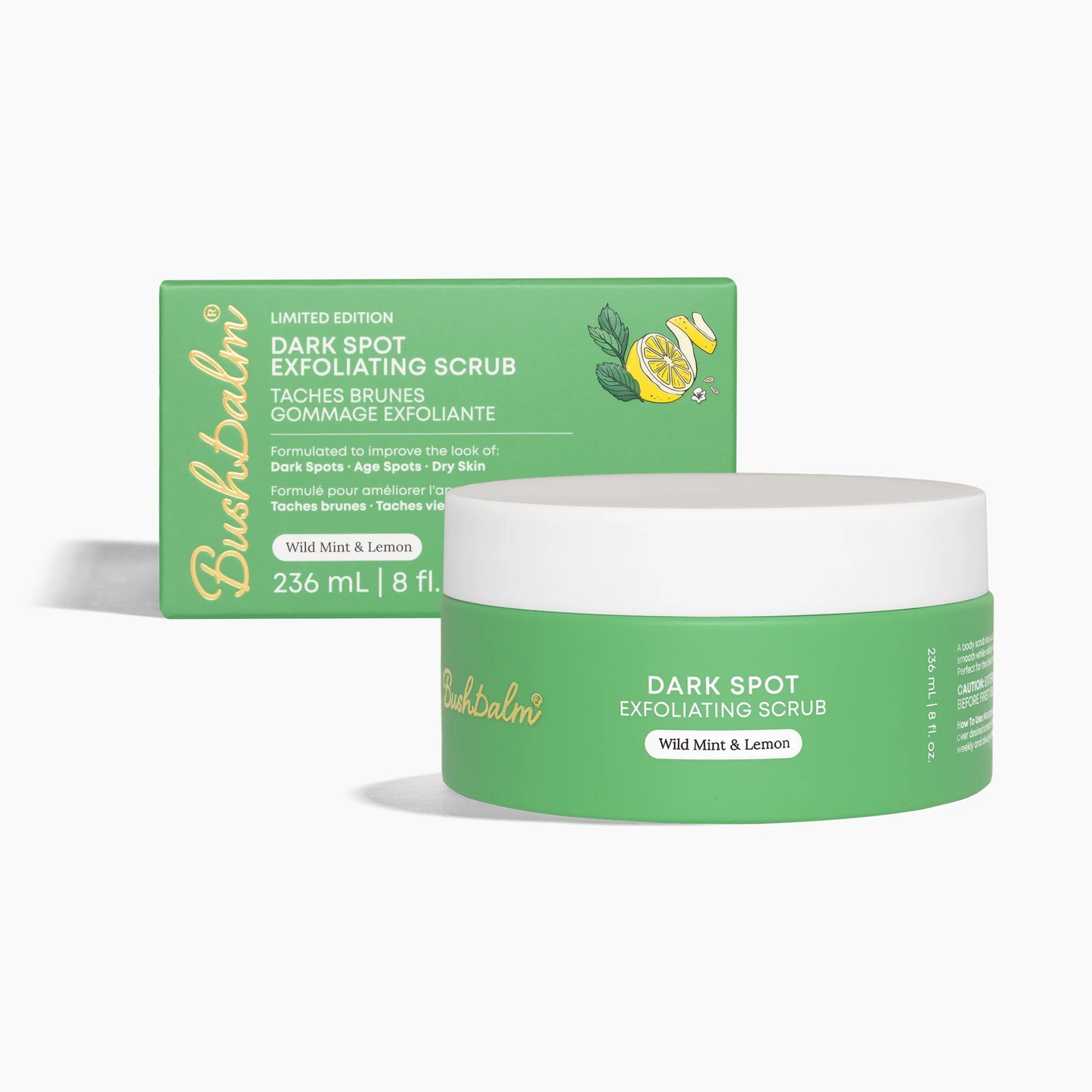 Dark Spot Exfoliating Scrub - Wild Mint & Lemon · 8 fl. oz