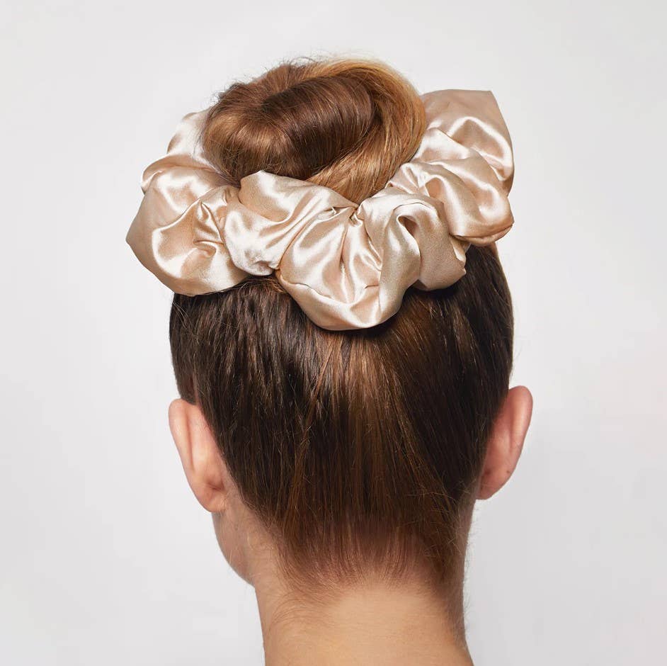 Cloud 9 Satin Pillow Scrunchie 1pc - Champagne