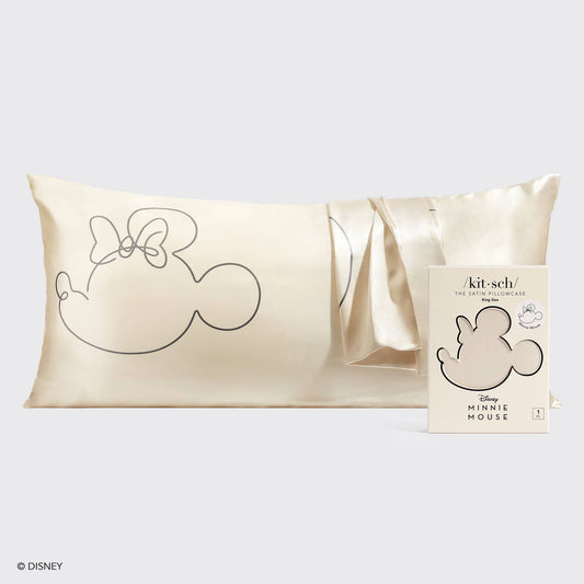 Kitsch & Mickey and Minnie Satin Pillowcase King Mrs. Mouse