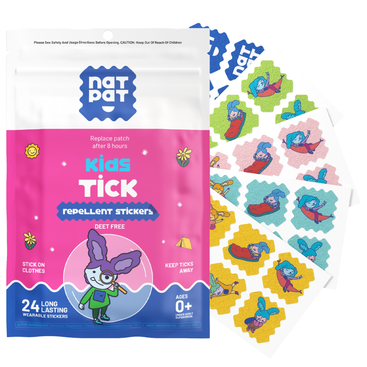 Kids Tick Repellent Stickers | Insect Repellent Stickers