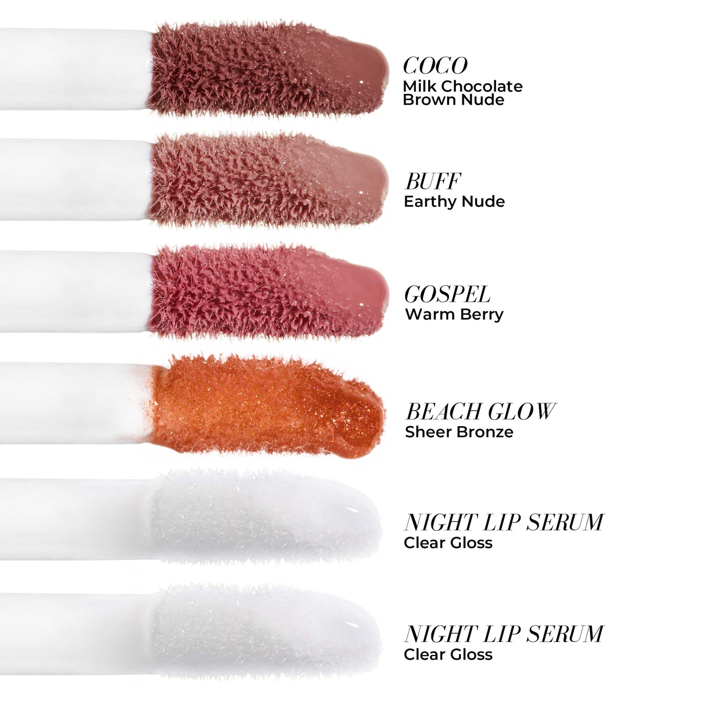 6 Piece Mini Lip Colour Serum Collection