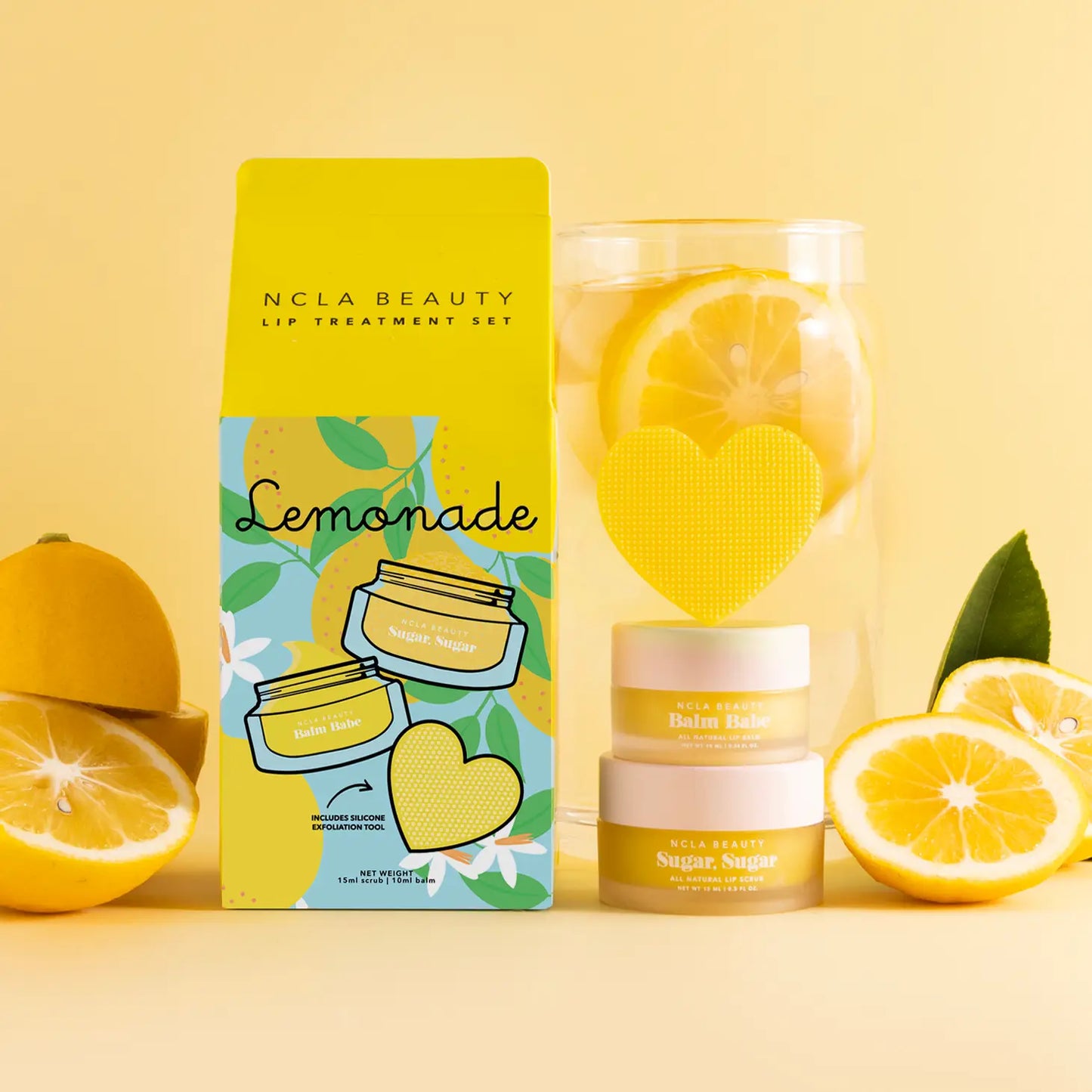 Lemonade Lip Care Set + Lip Scrubber