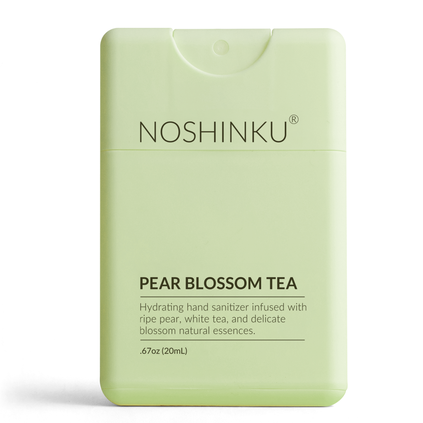 Refillable Pear Blossom Tea Hydrating Pocket Hand Sanitizer