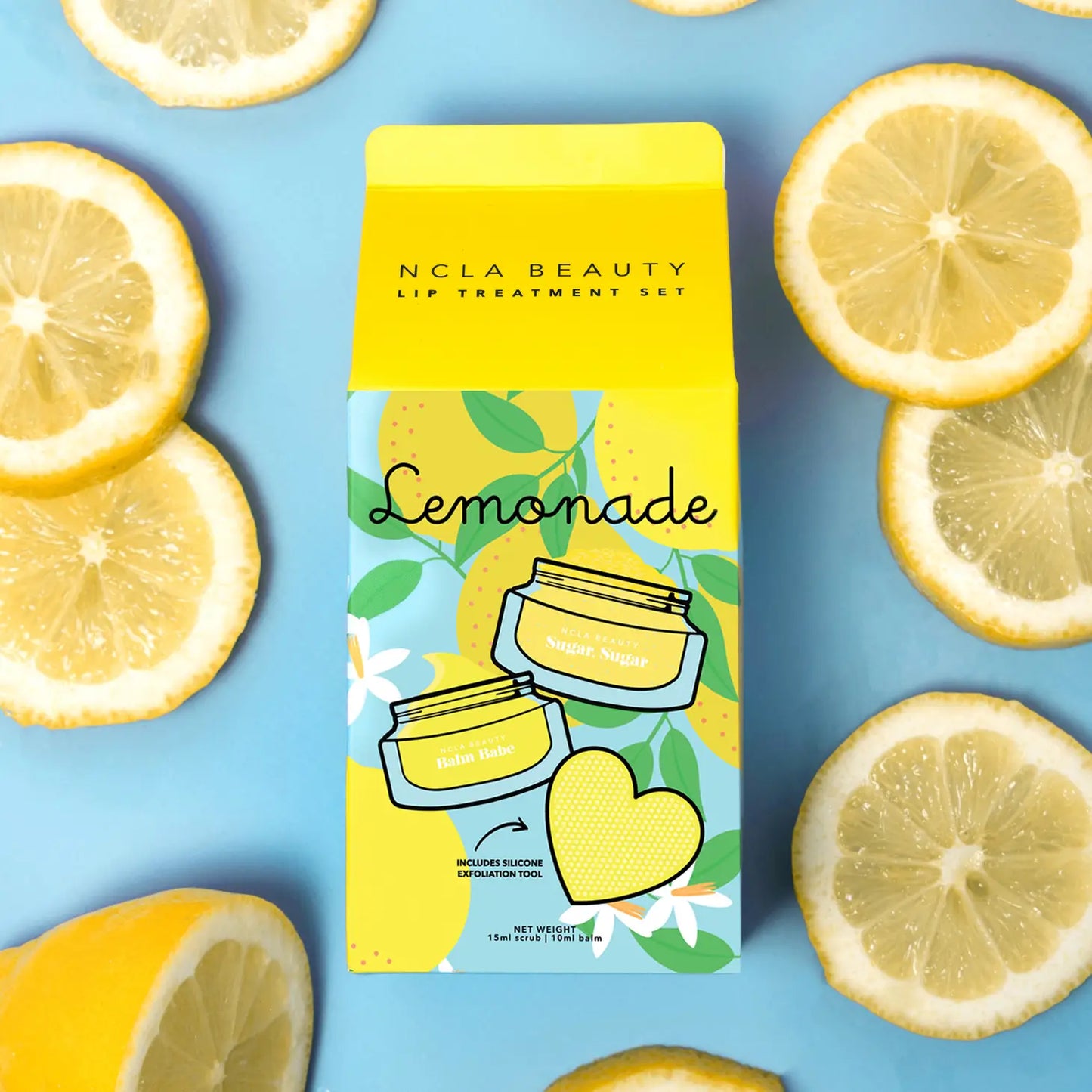 Lemonade Lip Care Set + Lip Scrubber