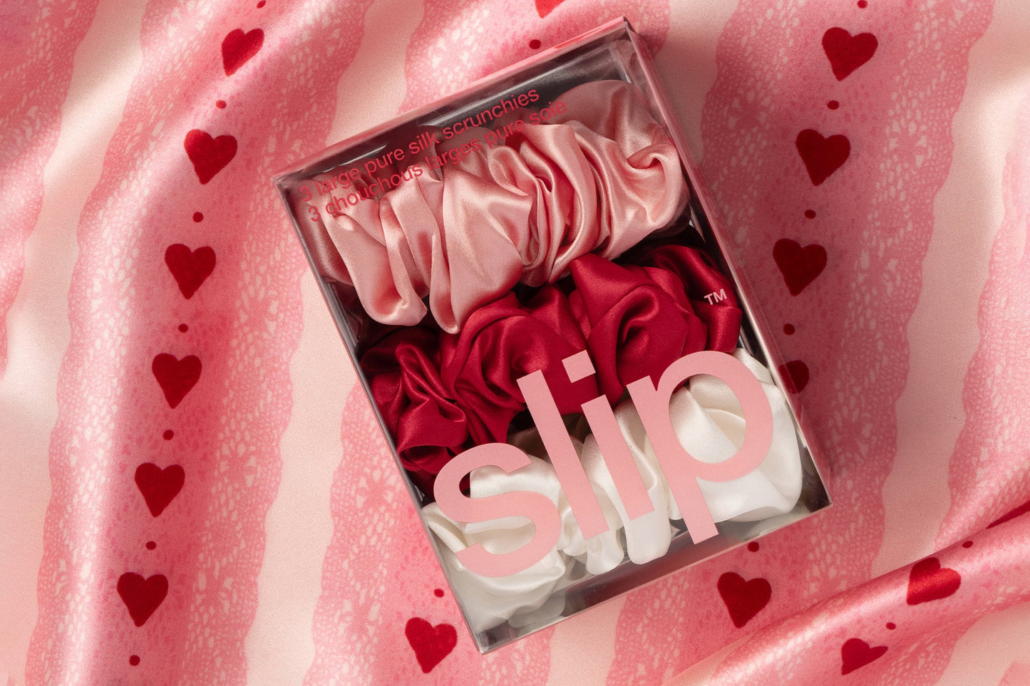 Rosy Large Scrunchies