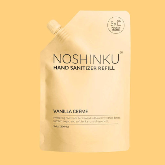 Vanilla Créme Hydrating Hand Sanitizer Spray Refill Pouch