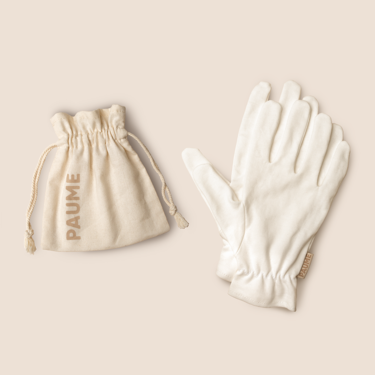 PAUME Cotton Overnight Gloves