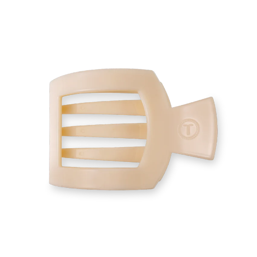 Almond Beige Flat Square Clip