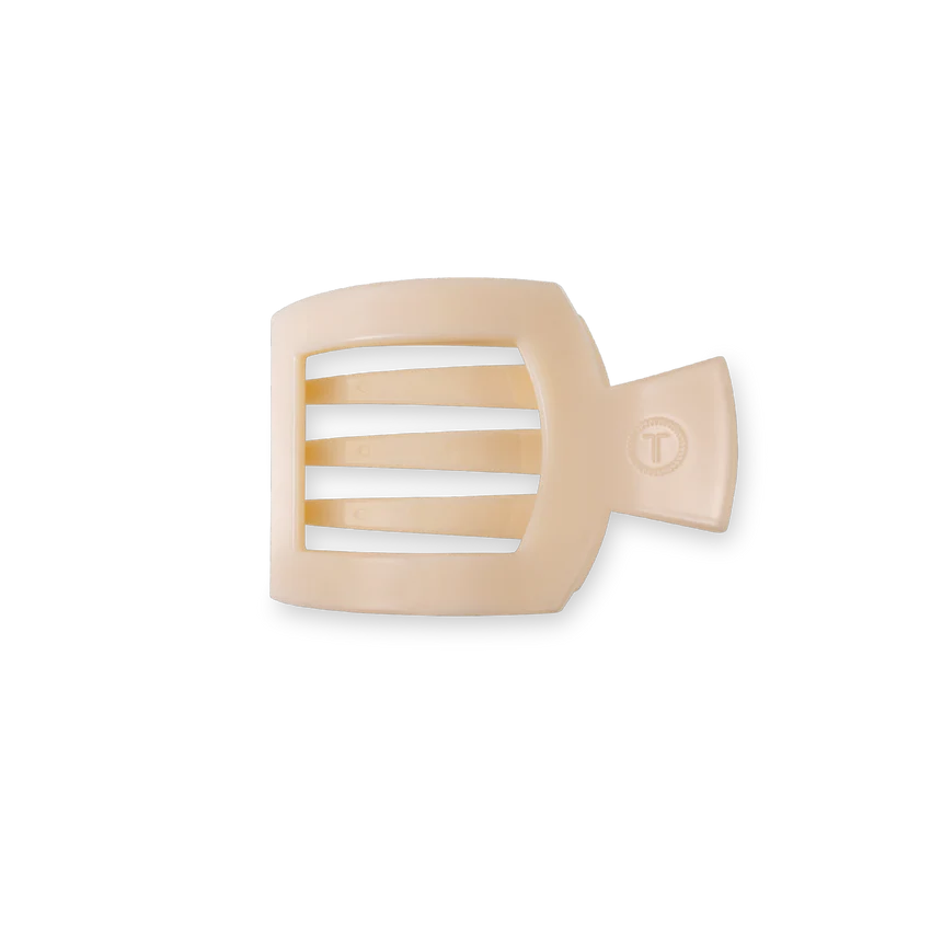 Almond Beige Flat Square Clip