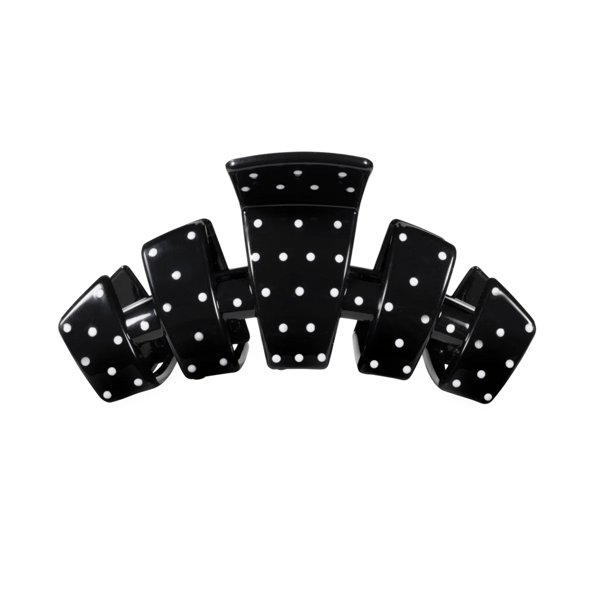 Classic Black Polka Dot Party Claw Clip (2 sizes)