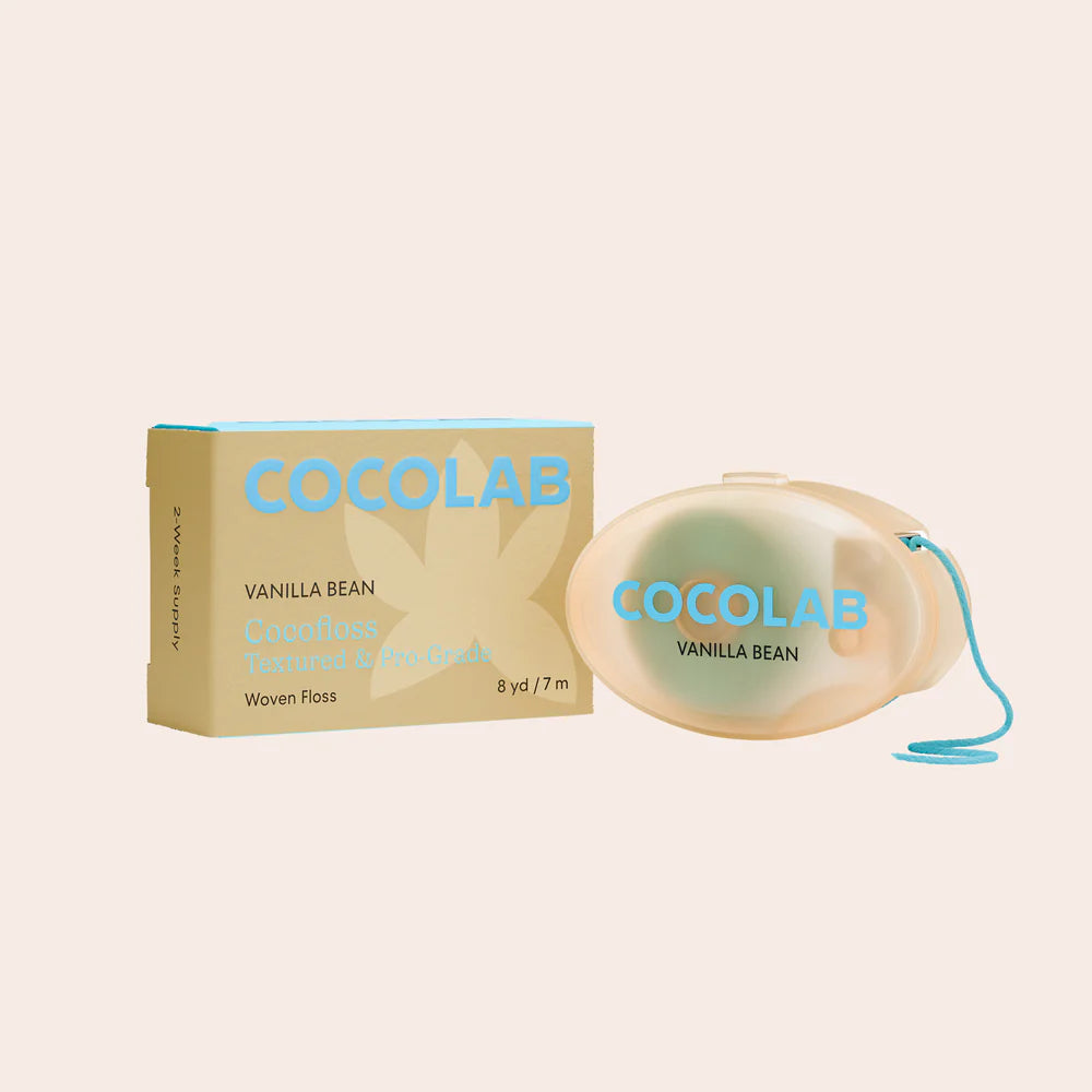 Vanilla Bean Mini Cocofloss Super-Cleansing Dental Floss 8yd