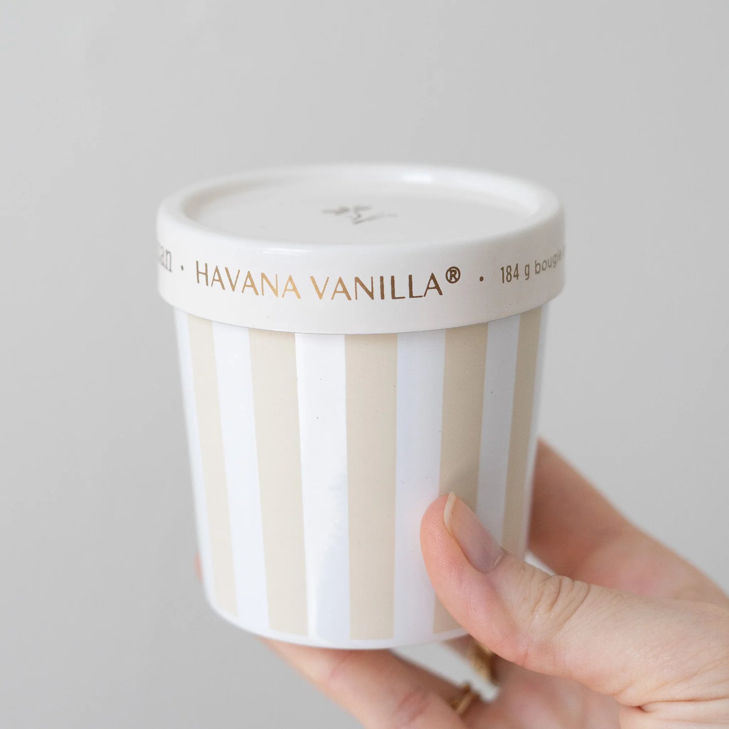 Caffe Capri 6.5oz Gelato Cup, Havana Vanilla