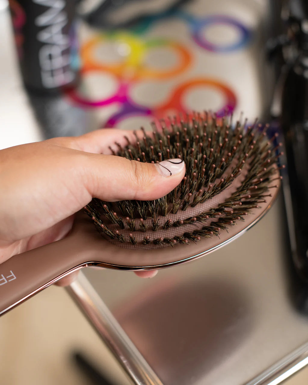 Framar Polish Brush (Chocolate)