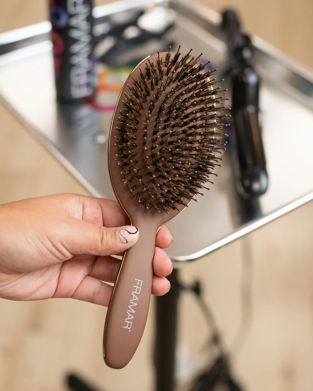 Framar Polish Brush (Chocolate)