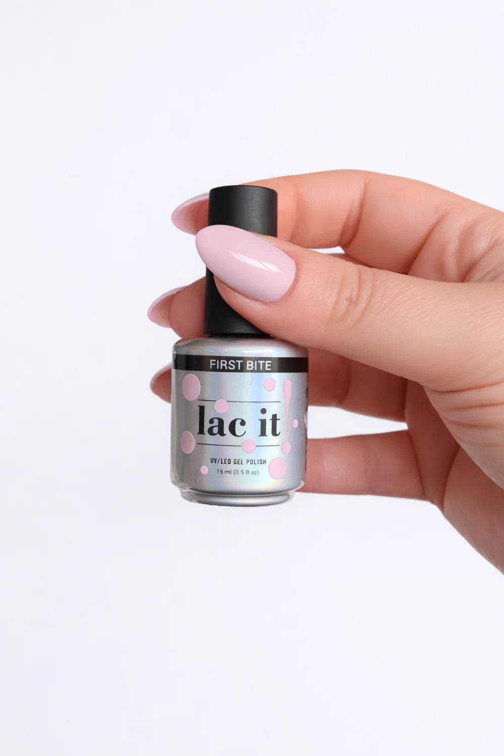 Lac it! Gel Polish | First Bite - A cool light pink crème