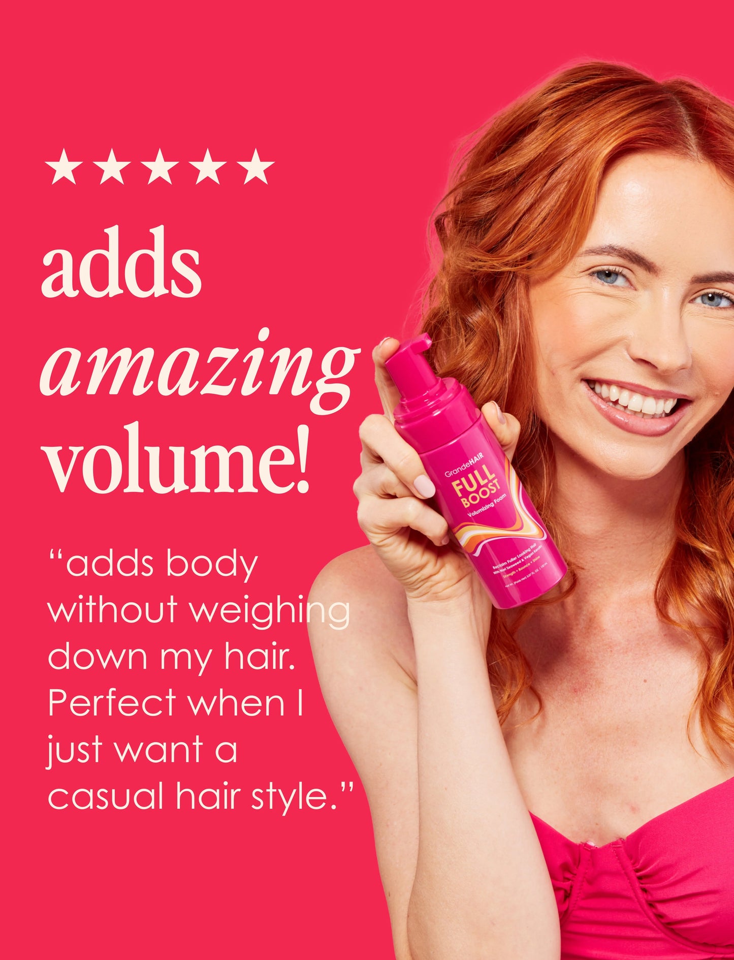 GrandeHAIR Full Boost Volumizing Foam