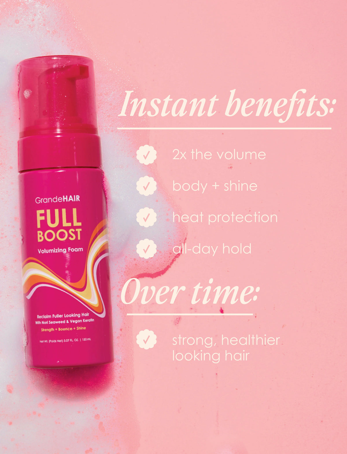 GrandeHAIR Full Boost Volumizing Foam