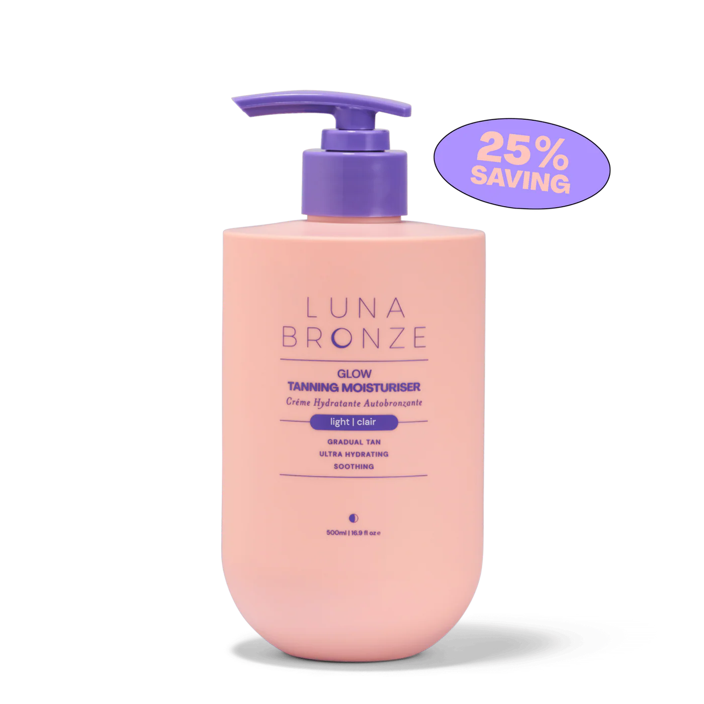 Glow Gradual Tanning Moisturizer, 500ml