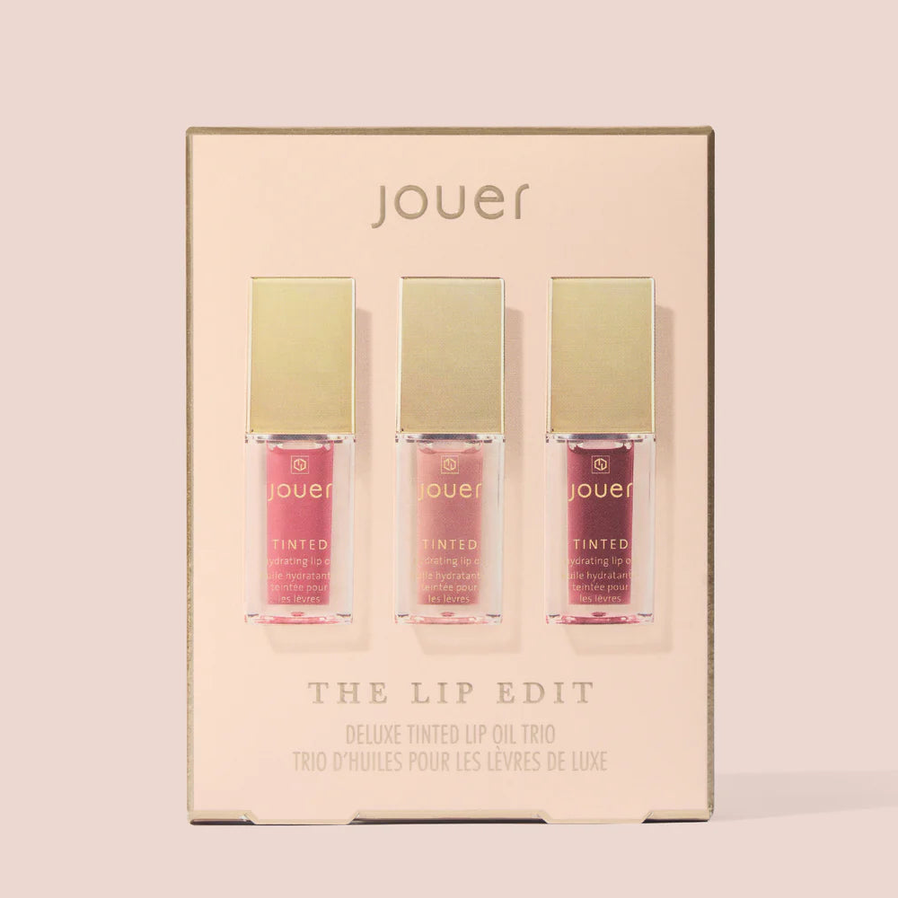 The Lip Edit Deluxe Tinted Lip Oil Trio