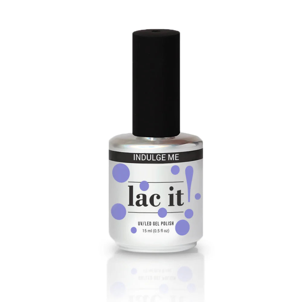 Lac it! Gel Polish | Indulge Me - A cool lilac crème