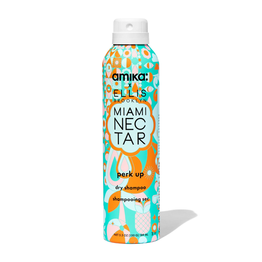 Amika x Ellis Brooklyn dry shampoo limited-edition perk up x MIAMI NECTAR fragrance