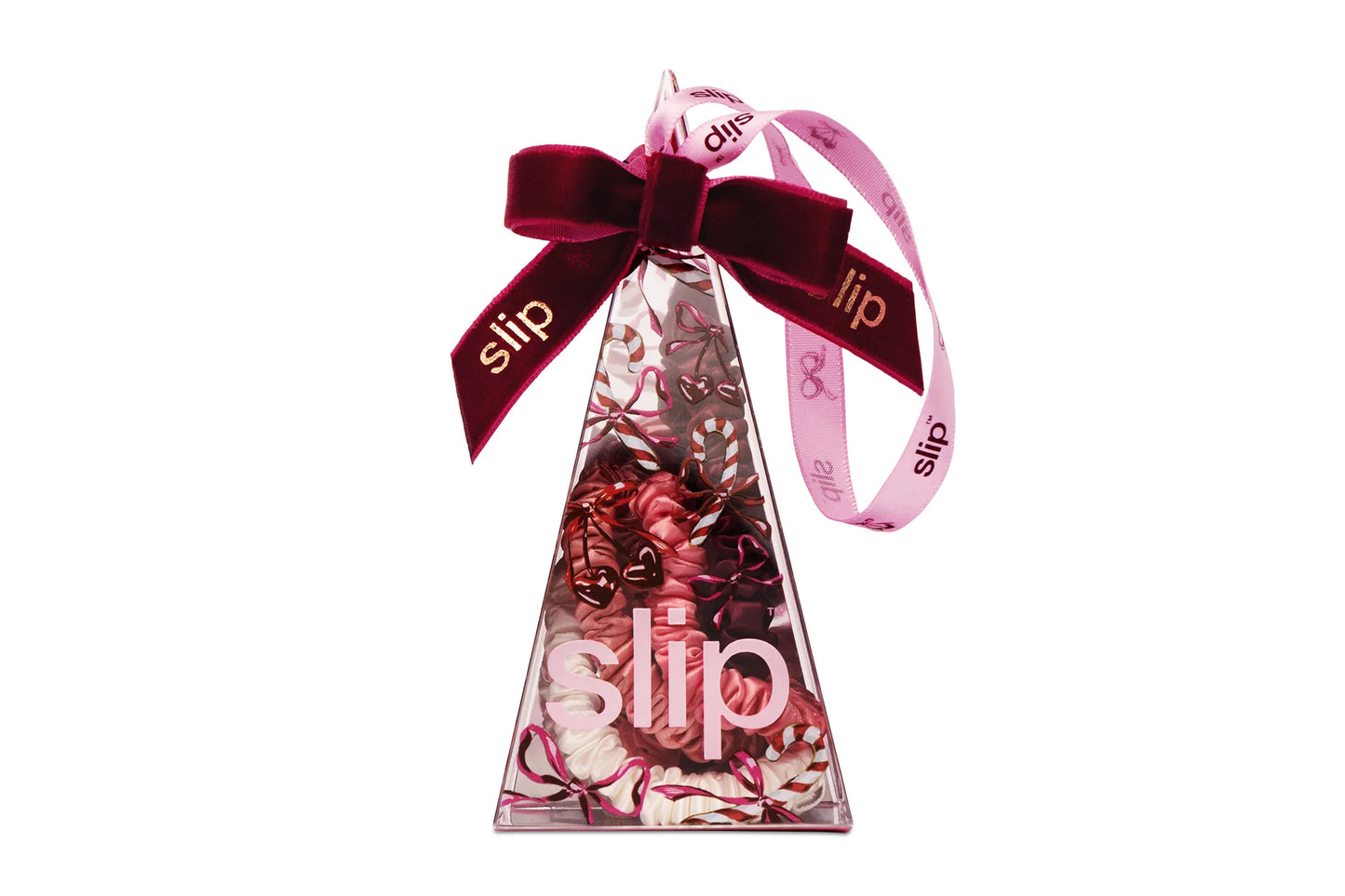 Candy Cane Scrunchie Ornament