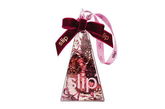 Candy Cane Scrunchie Ornament