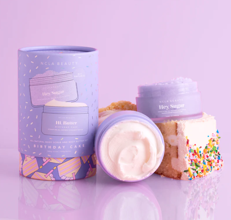 Birthday Cake Body Scrub + Body Butter Set