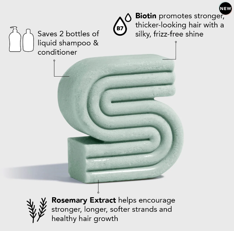 Rosemary & Biotin Volumizing Solid Shampoo