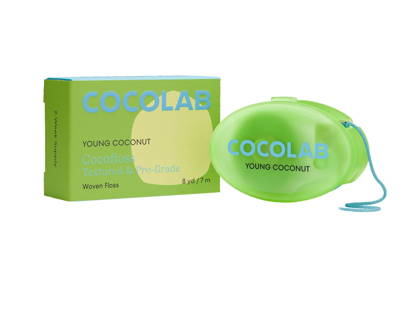 $100 Perk: Cocolab Mini Super-Cleansing Dental Floss 8yd - Young Coconut