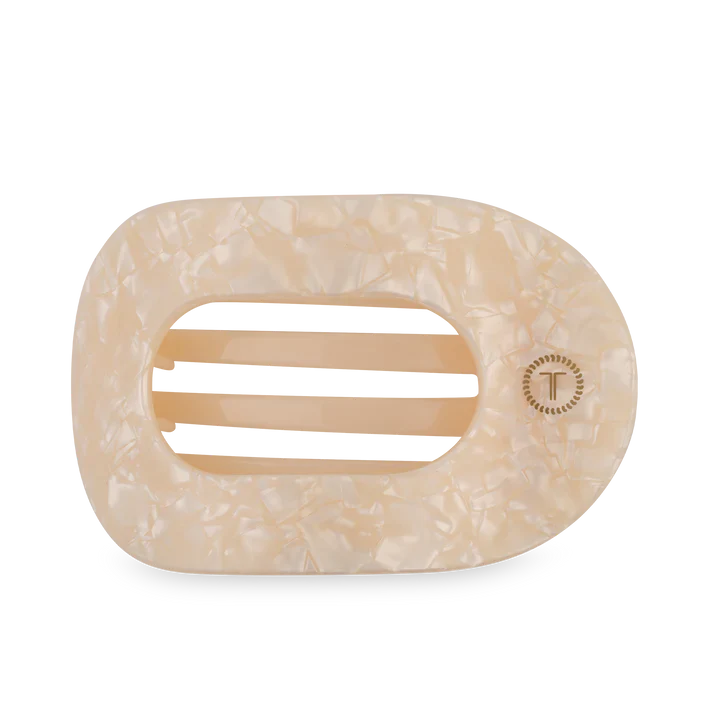 Soft Surf Flat Round Hair Clip