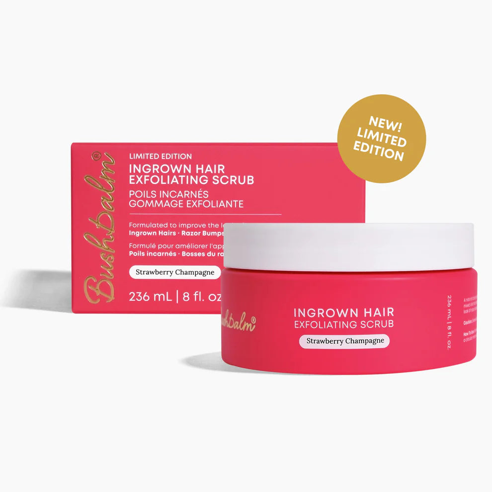 Ingrown Hair Exfoliating Body Scrub - Strawberry Champagne