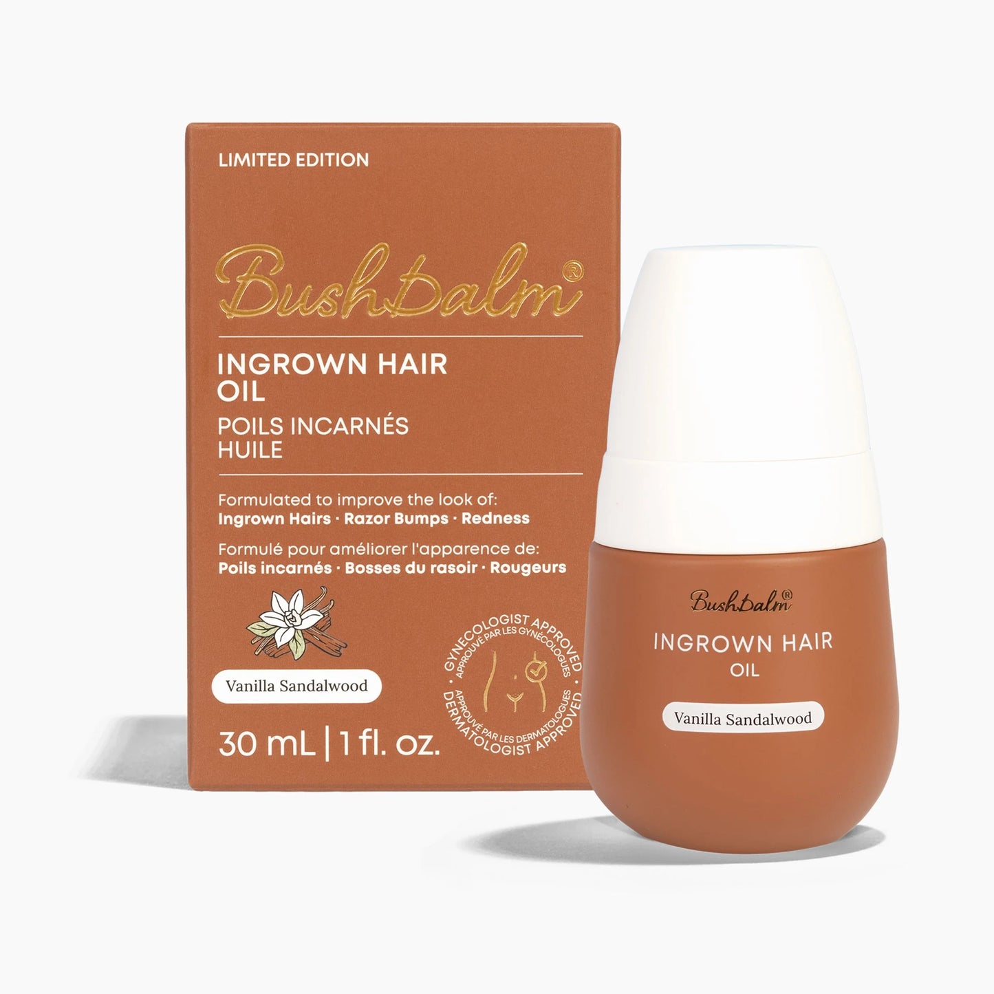 Vanilla Sandalwood Ingrown Hair + Pre-Post Wax Oil