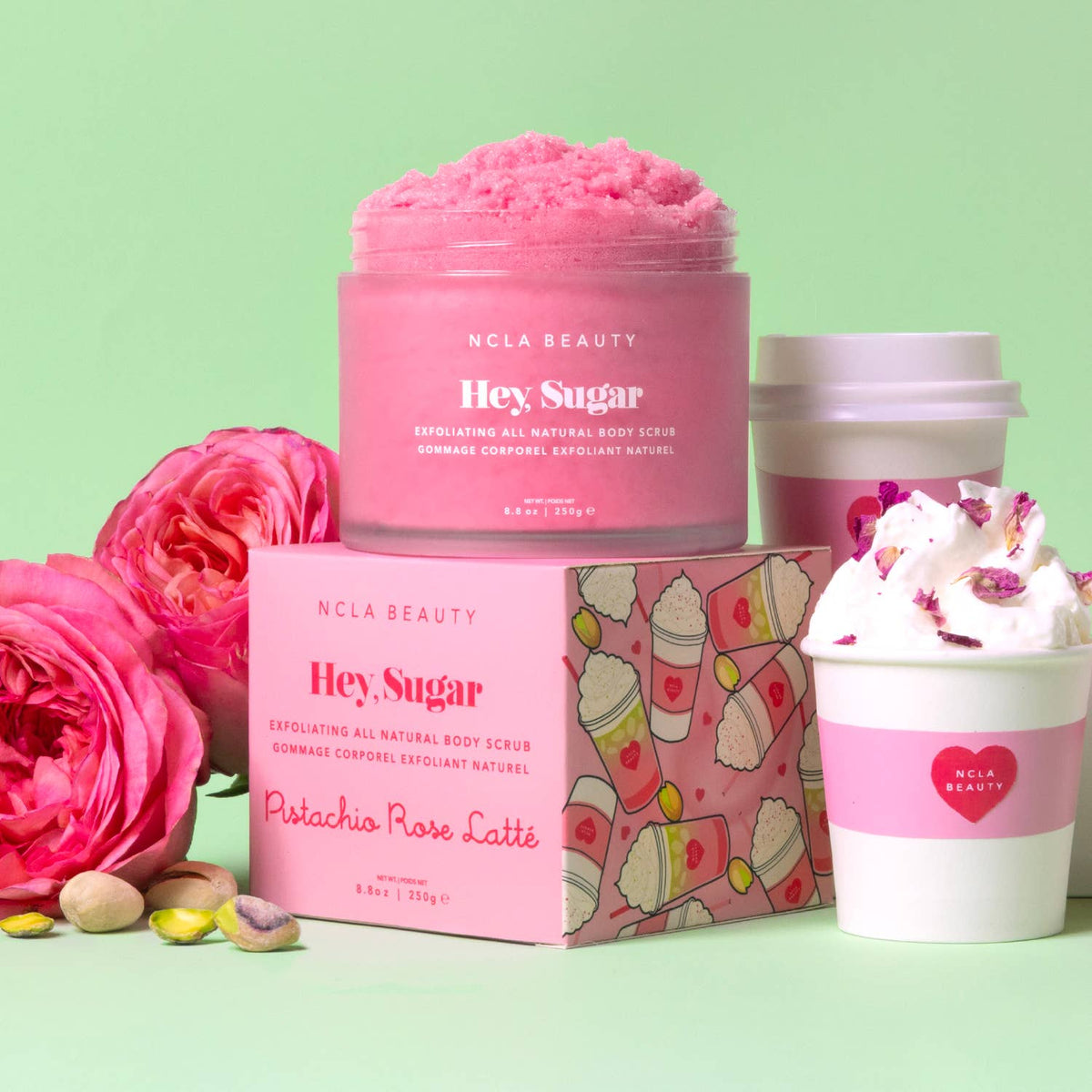 $300 Perk: NCLA Hey, Sugar Body Scrub - Pistachio Rose Latte