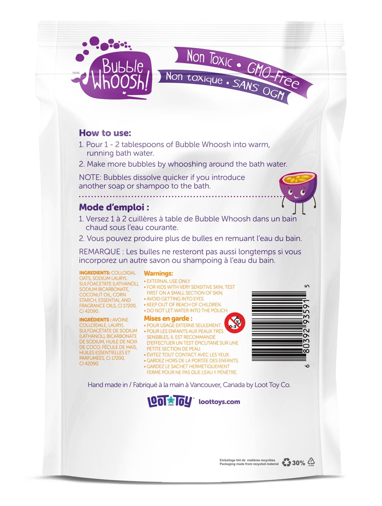 Bubble Whoosh Passion Fruit