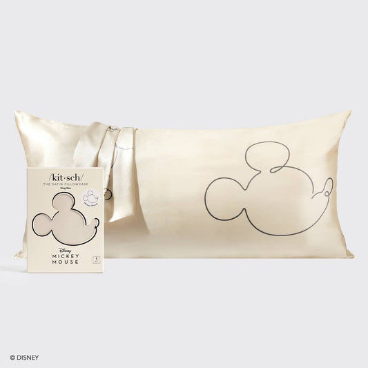 Kitsch & Mickey and Minnie Satin Pillowcase King Mr. Mouse