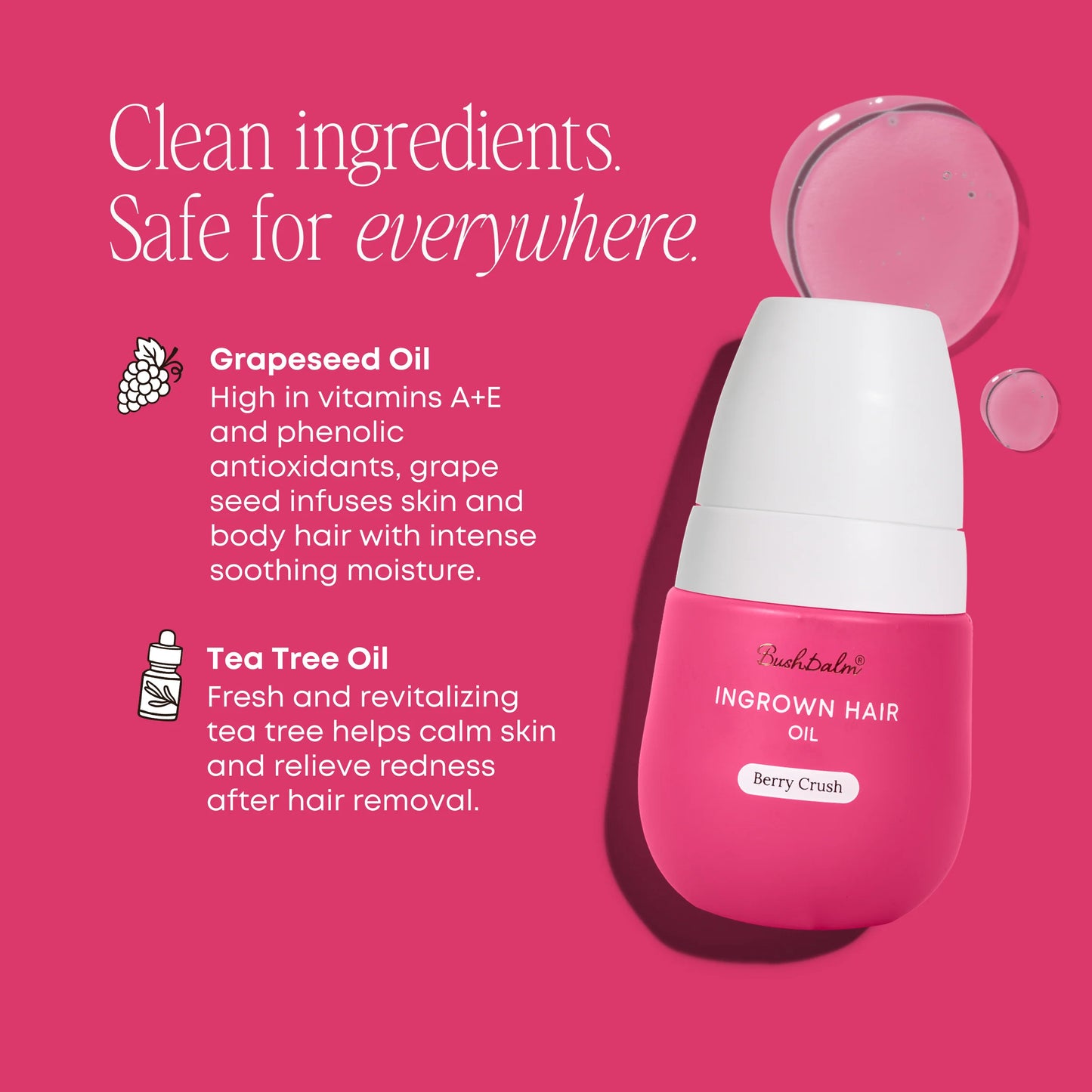 Berry Crush Ingrown Hair + Pre-Post Wax Oil